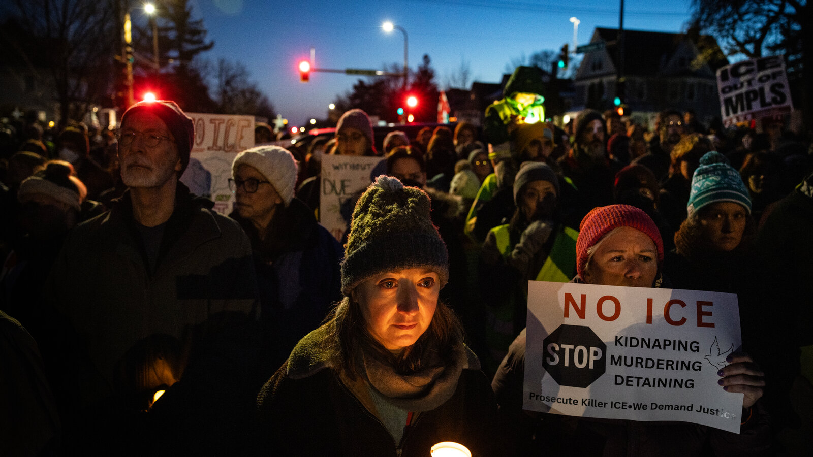 Minneapolis Sees Large Demonstrations After Fatal ICE Incident