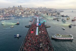 Mass Rally in Istanbul Shows Support for Gaza